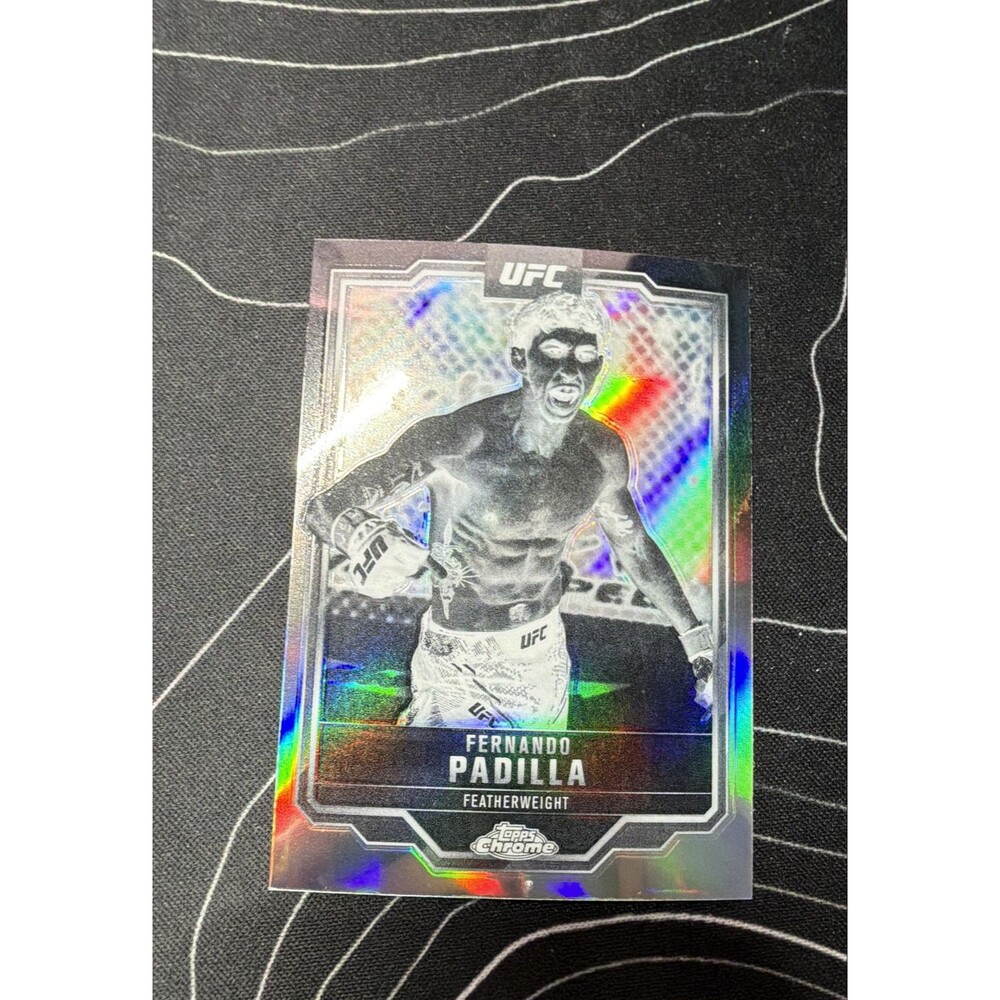 2025 Topps Chrome UFC - Fernando Padilla #47 Negative Refractor